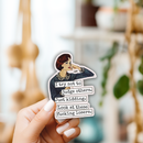 Funny STICKER. I Try Not To Judge Others. Just Kidding...-2