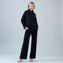 Clara Sunwoo Ultra Soft Travel Knit Turtleneck with Tipped Hem-21