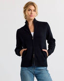 Cashmere Stand Collar Cardigan by Pura Cashmere-1