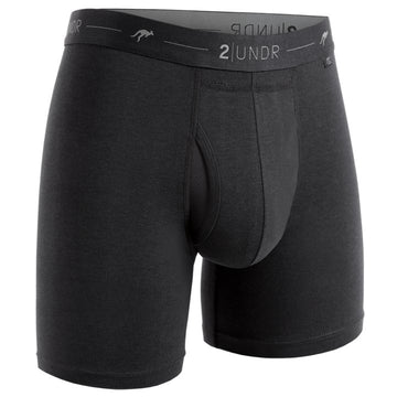 2Undr Day Shift Boxer Brief Solid - Black - My Filosophy