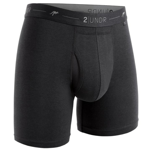 2Undr Day Shift Boxer Brief Solid - Black - My Filosophy