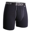2Undr Swing Shift Boxer Brief Solid - Black/Grey - My Filosophy