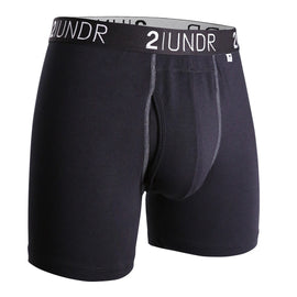 2Undr Swing Shift Boxer Brief Solid - Black/Grey - My Filosophy
