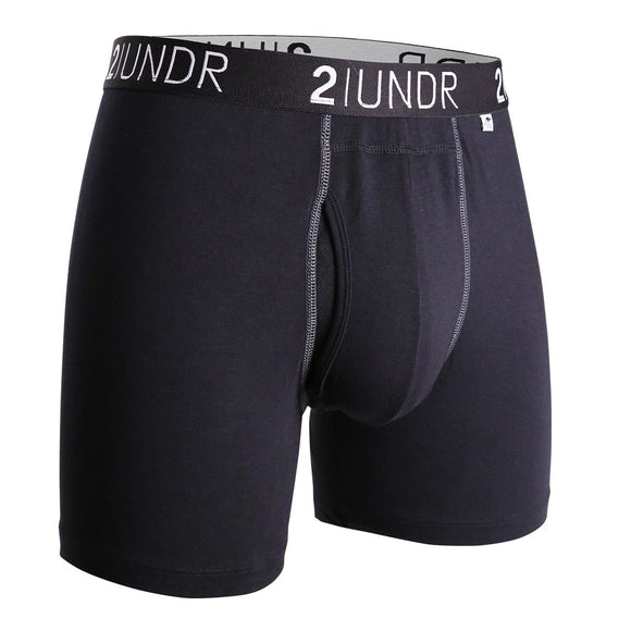 2Undr Swing Shift Boxer Brief Solid - Black/Grey - My Filosophy