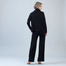 Clara Sunwoo Ultra Soft Travel Knit Turtleneck with Tipped Hem-23
