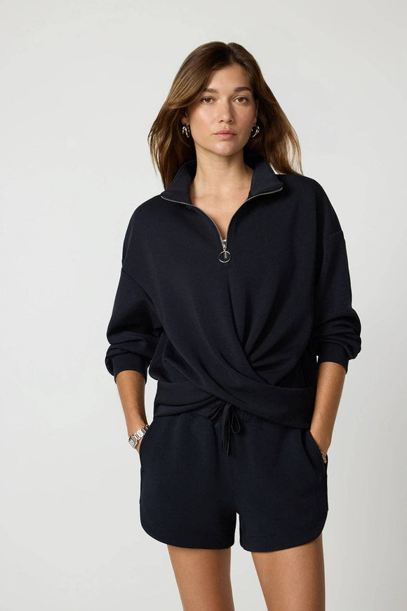 Dreamweave™ Crossover Pullover - Black