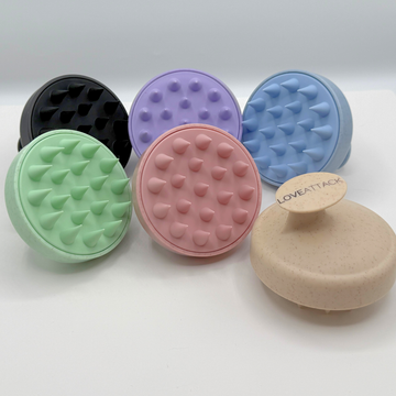 Wheat Straw + Silicone Scalp Massager Brush