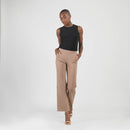 Clara Sunwoo Rayon-Ponte Knit  Loose Leg Pocket Pant - ARRIVING SOON-3