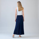 Clara Sunwoo Cascade Drape Hi-Low Maxi Skirt – Travel-Friendly, Wrinkle-Free-11