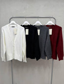 Boyfriend Knit Cardigan (One Size)-2