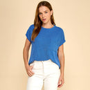 Solid Ribbed Top with Pockets - ARRIVING SOON-3