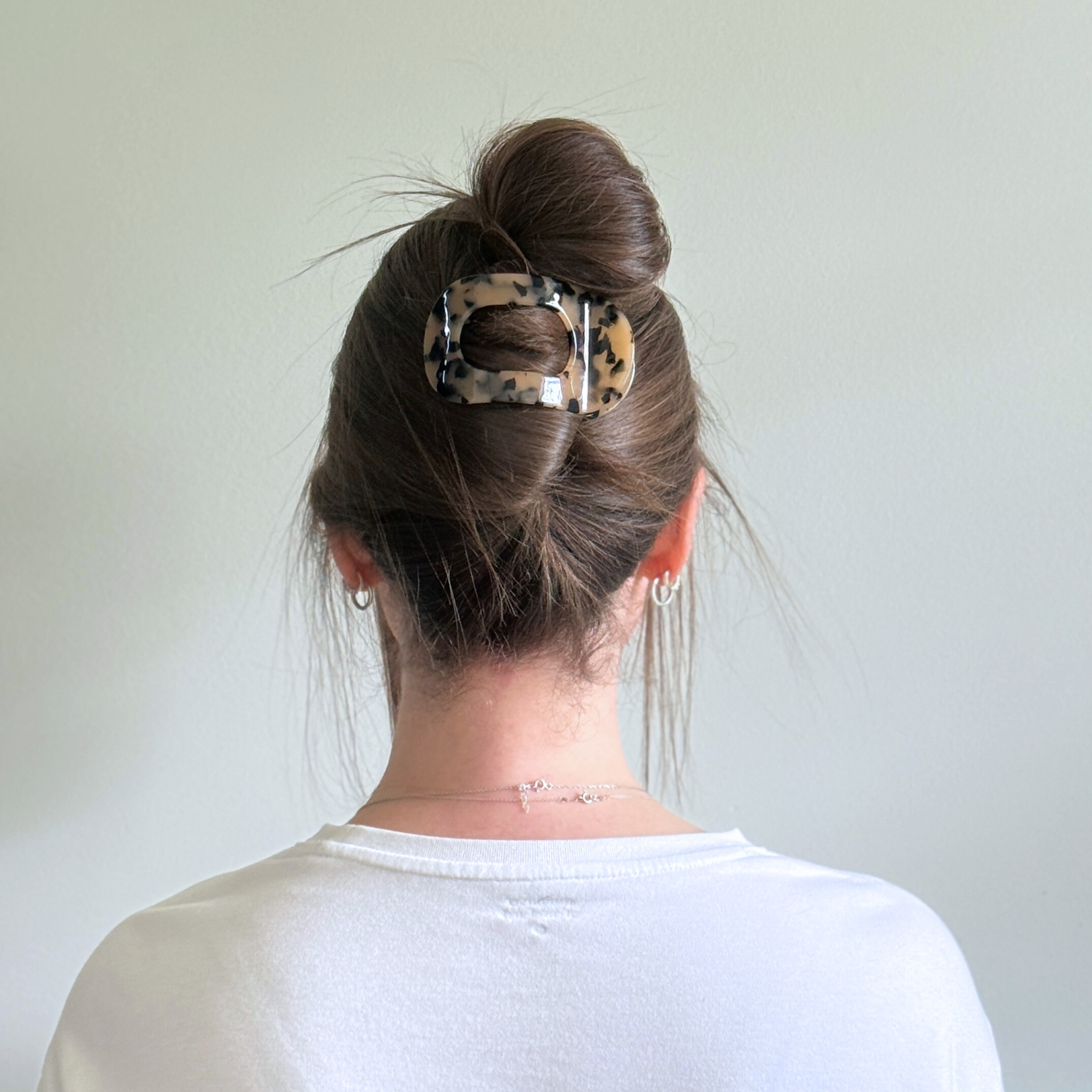 Olivia Cellulose Acetate Flat Hair Claw Clips - ARRIVING SOON