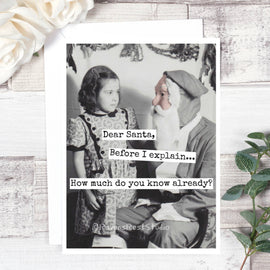 Dear Santa, Before I Explain... How Much Do You Know Already - 0