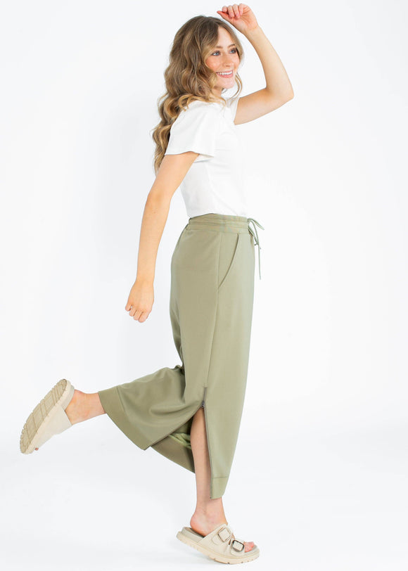 Inherit Bradi Side Zipper Midi Skirt
