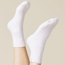 Softies Cozy Marshmallow Crew Socks with Grippers for Women-14