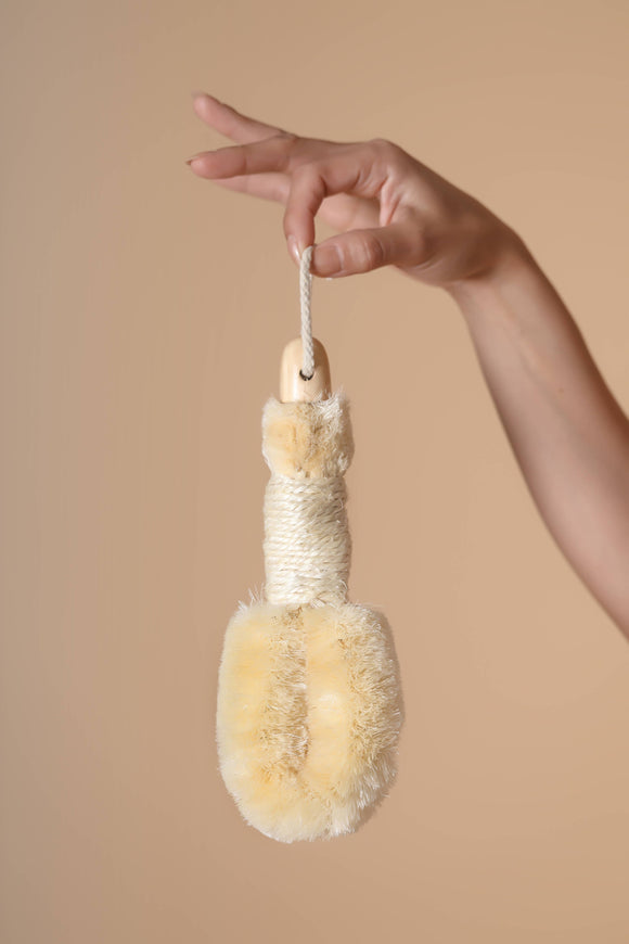 SISSI Sisal Dry Body Brush for Exfoliation