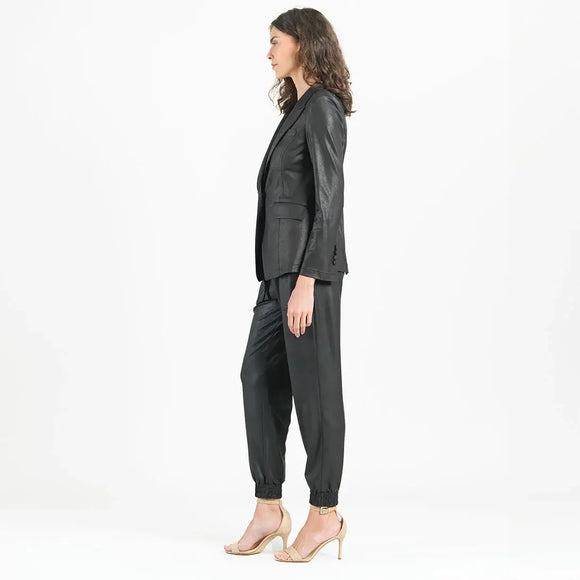 Clara Sunwoo Liquid Leather ™ Signature Pocket Blazer