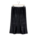 Clara Sunwoo Liquid Leather ™ Flounce Midi Skirt-8