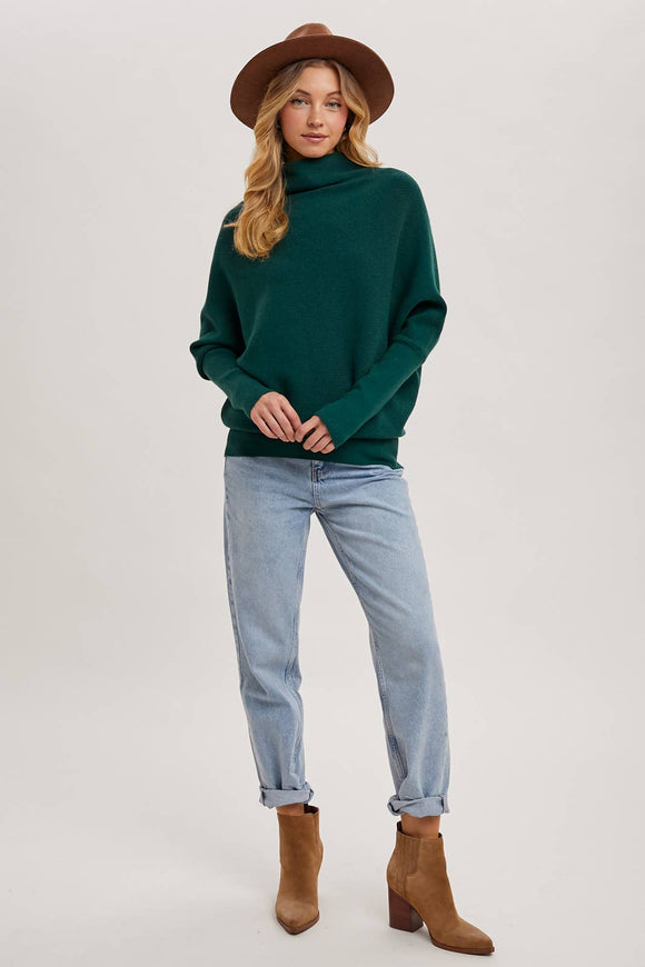 Slouch Dolman Sleeve Pullover - RESTOCKING