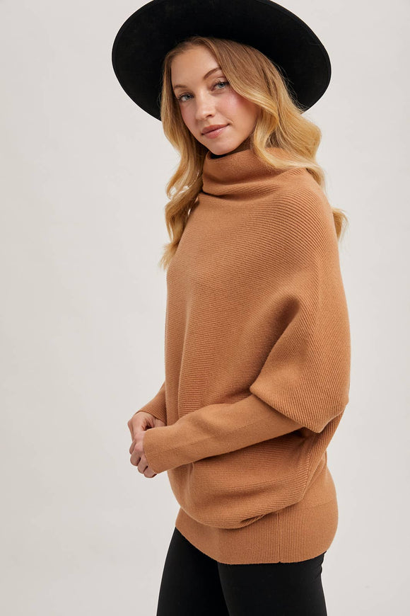 Slouch Dolman Sleeve Pullover - RESTOCKING