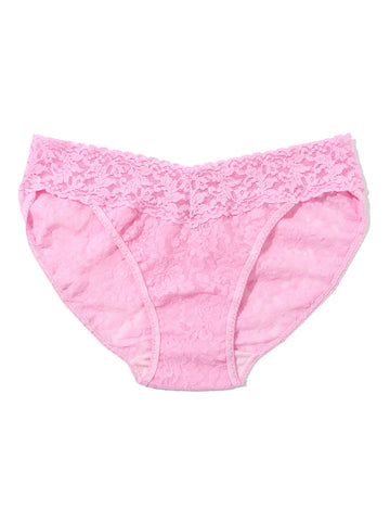 Buy strawberry-lemonade Hanky Panky V-Kini in Signature Stretch Lace