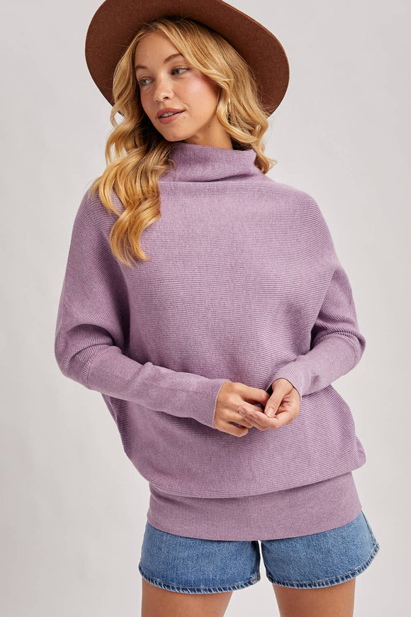 Slouch Dolman Sleeve Pullover - RESTOCKING