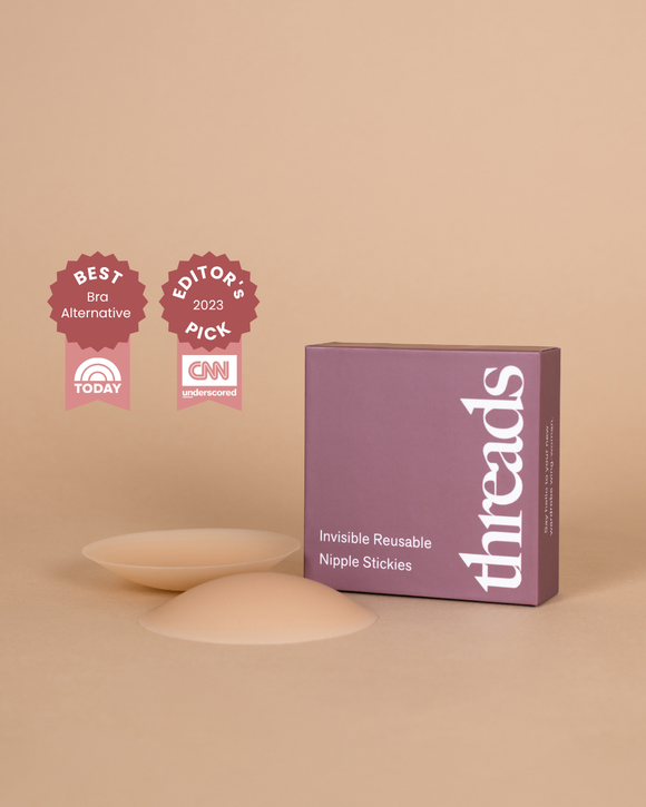 Threads Invisible Reusable Nipple Covers (Silicone Stickies)