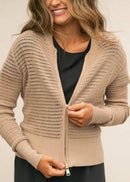 Inherit Tate Crochet Open Knit Cardigan-1