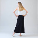 Clara Sunwoo Cascade Drape Hi-Low Maxi Skirt – Travel-Friendly, Wrinkle-Free-9