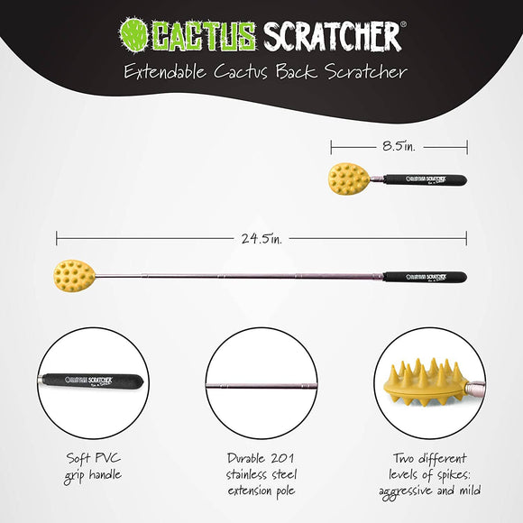 Cactus Scratcher on A Stick