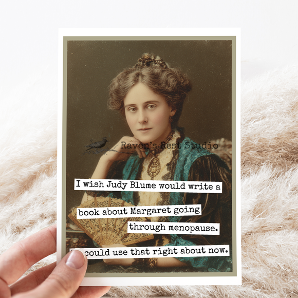 Funny Menopause Greeting Card | Judy Blume Margaret Menopause Card Canada