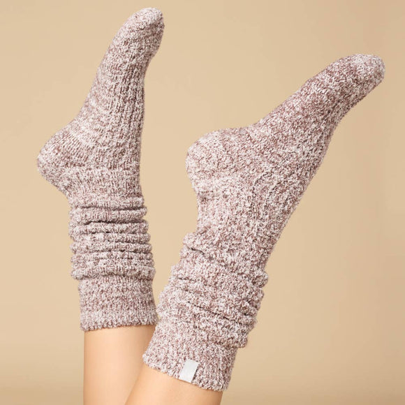 Softies Women's Soft, Cozy, Slouchy Marshmallow Socks with Grippers