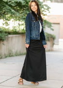 Inherit Clarise  Premium Knit Maxi Skirt-2