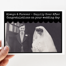 CARD. Always & Forever ~ Happily Ever After Congratulations-1
