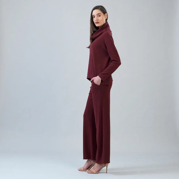 Clara Sunwoo Ultra Soft Travel Knit Turtleneck with Tipped Hem