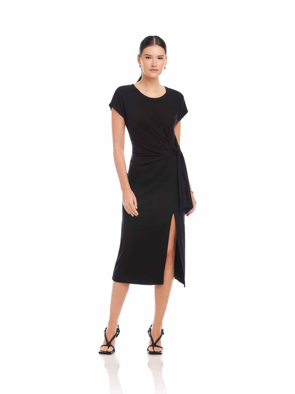 Fifteen Twenty Marissa Side-Knot Midi Dress