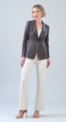 Clara Sunwoo Liquid Leather ™ Signature Pocket Blazer-36
