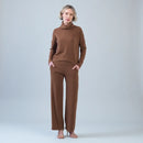 Clara Sunwoo Ultra Soft Travel Knit Turtleneck with Tipped Hem-29