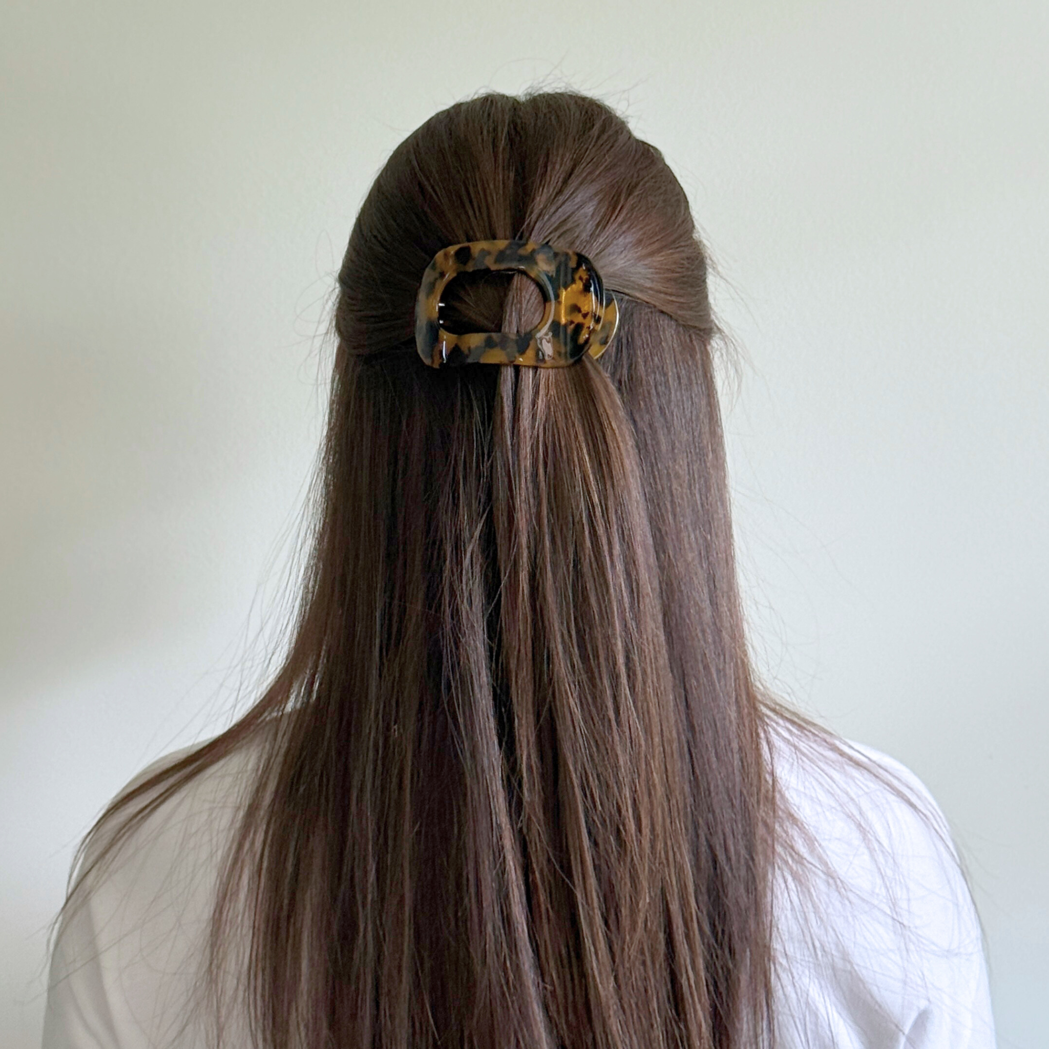 Olivia Cellulose Acetate Flat Hair Claw Clips - ARRIVING SOON