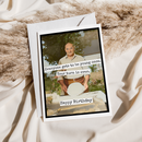 Birthday Card. Your Turn Is Over. Vintage Photo Card for Man-2