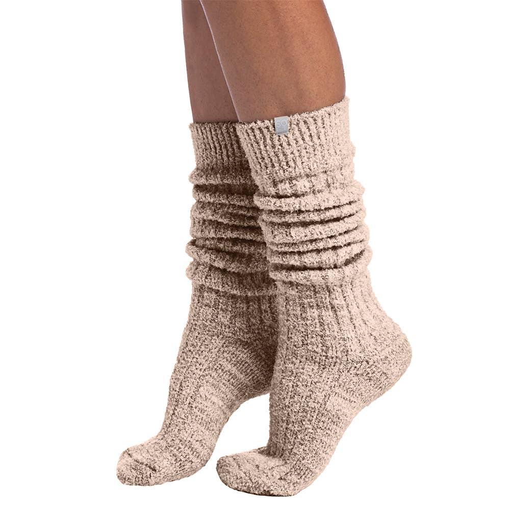 Softies Women's Soft, Cozy, Slouchy Marshmallow Socks with Grippers