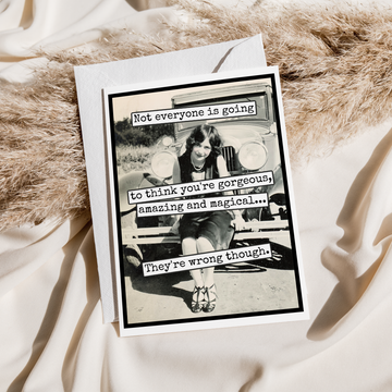 Greeting Card. Gorgeous, Magical and Amazing. - 0