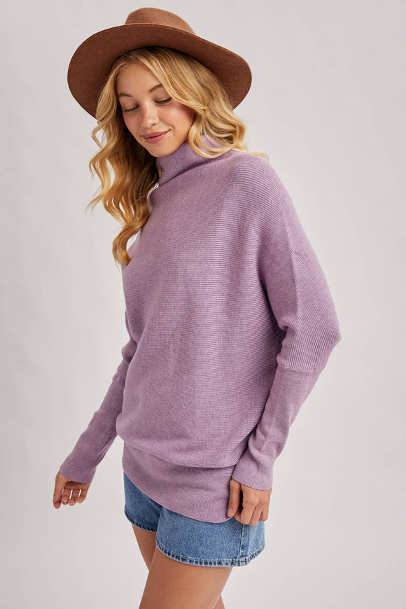 Slouch Dolman Sleeve Pullover - RESTOCKING