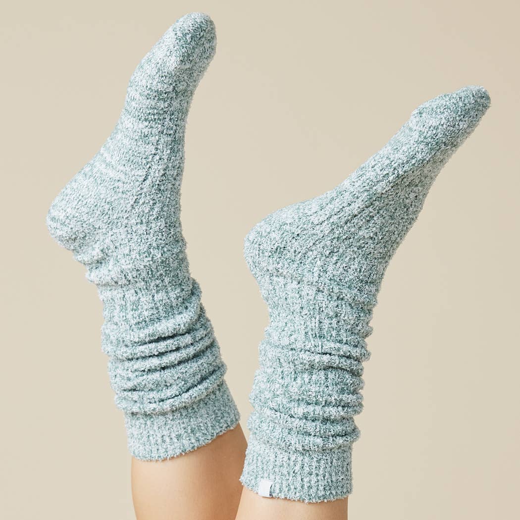 Softies Women's Soft, Cozy, Slouchy Marshmallow Socks with Grippers
