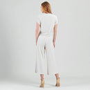 Clara Sunwoo Side Ruched Boat Neck Top - RESTOCKING IN JANUARY-16