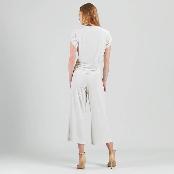 Clara Sunwoo Side Ruched Boat Neck Top - RESTOCKING IN JANUARY