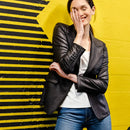 Clara Sunwoo Liquid Leather ™ Signature Pocket Blazer-5