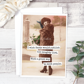 I Wish Santa Would Publish His Naughty List. What A Great... - 0