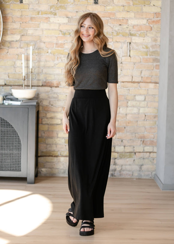 Inherit Clarise  Premium Knit Maxi Skirt