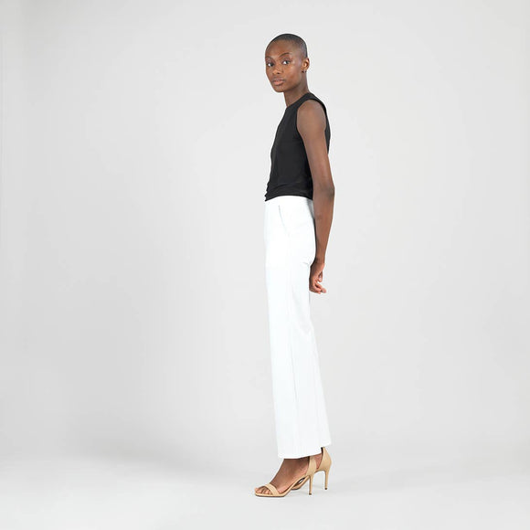 Clara Sunwoo Rayon-Ponte Knit  Loose Leg Pocket Pant - ARRIVING SOON